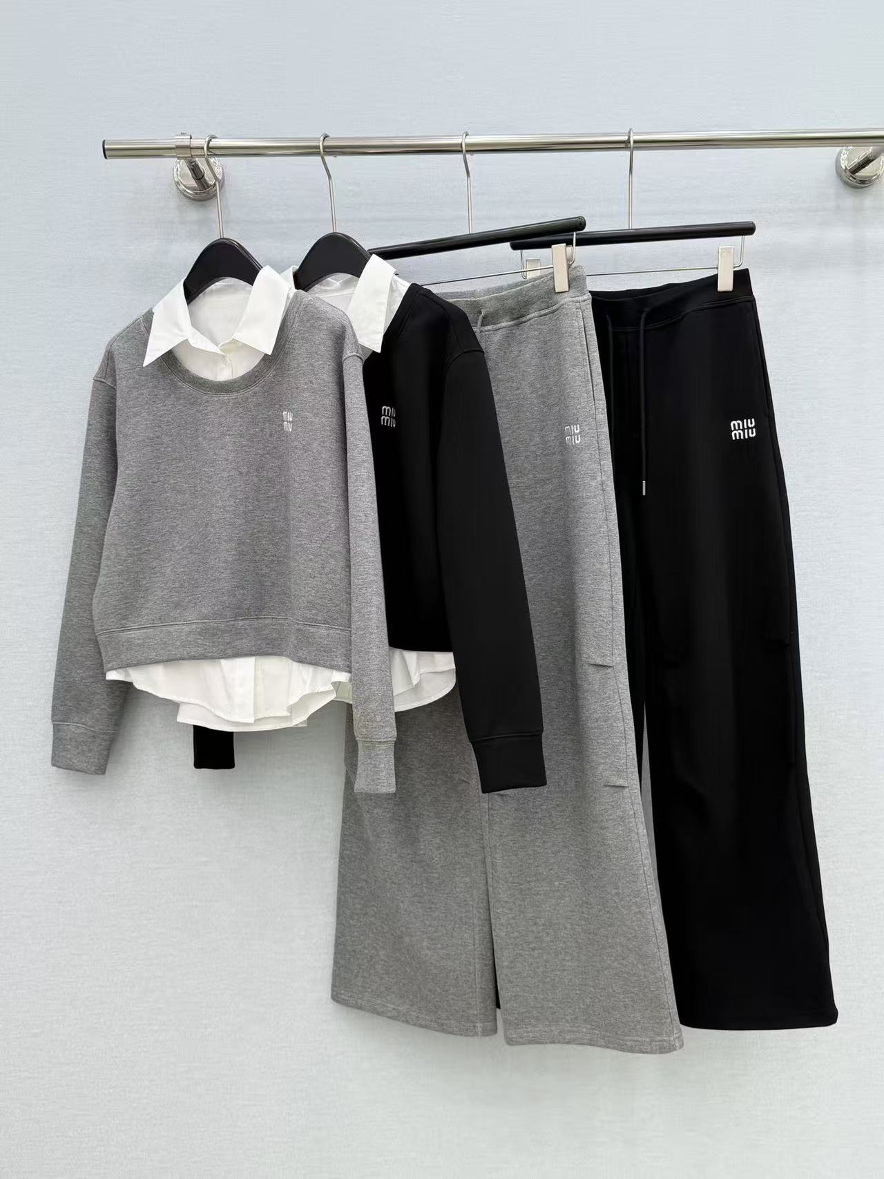 M1UM1U パーカー＋パンツ ツーピースセット【50％割引+送料無料】