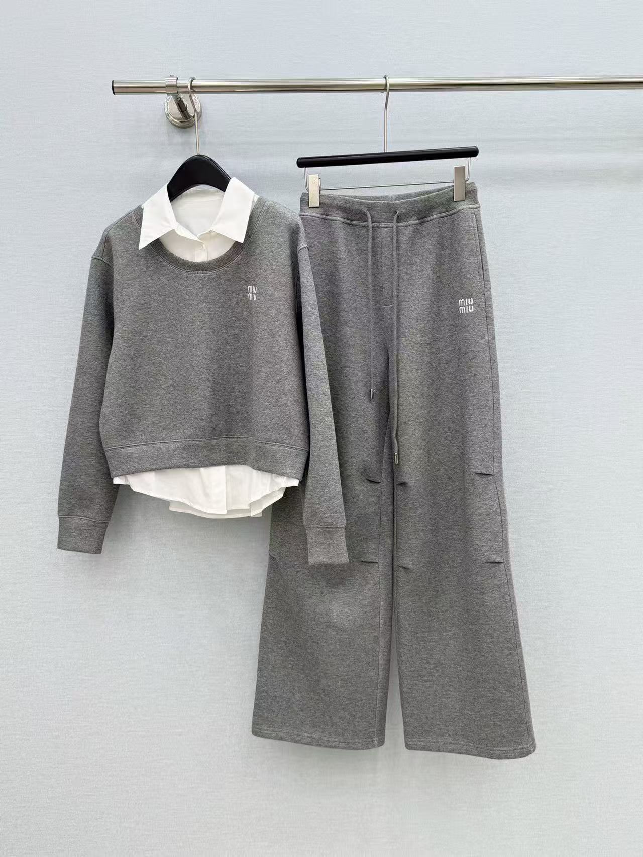 M1UM1U パーカー＋パンツ ツーピースセット【50％割引+送料無料】