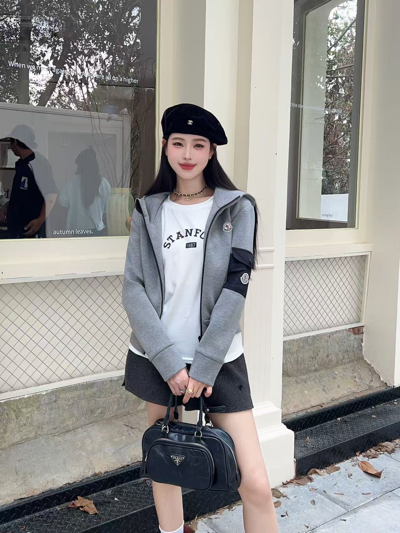 MONCLER フード付きジップアップジャケット【50％割引+送料無料】