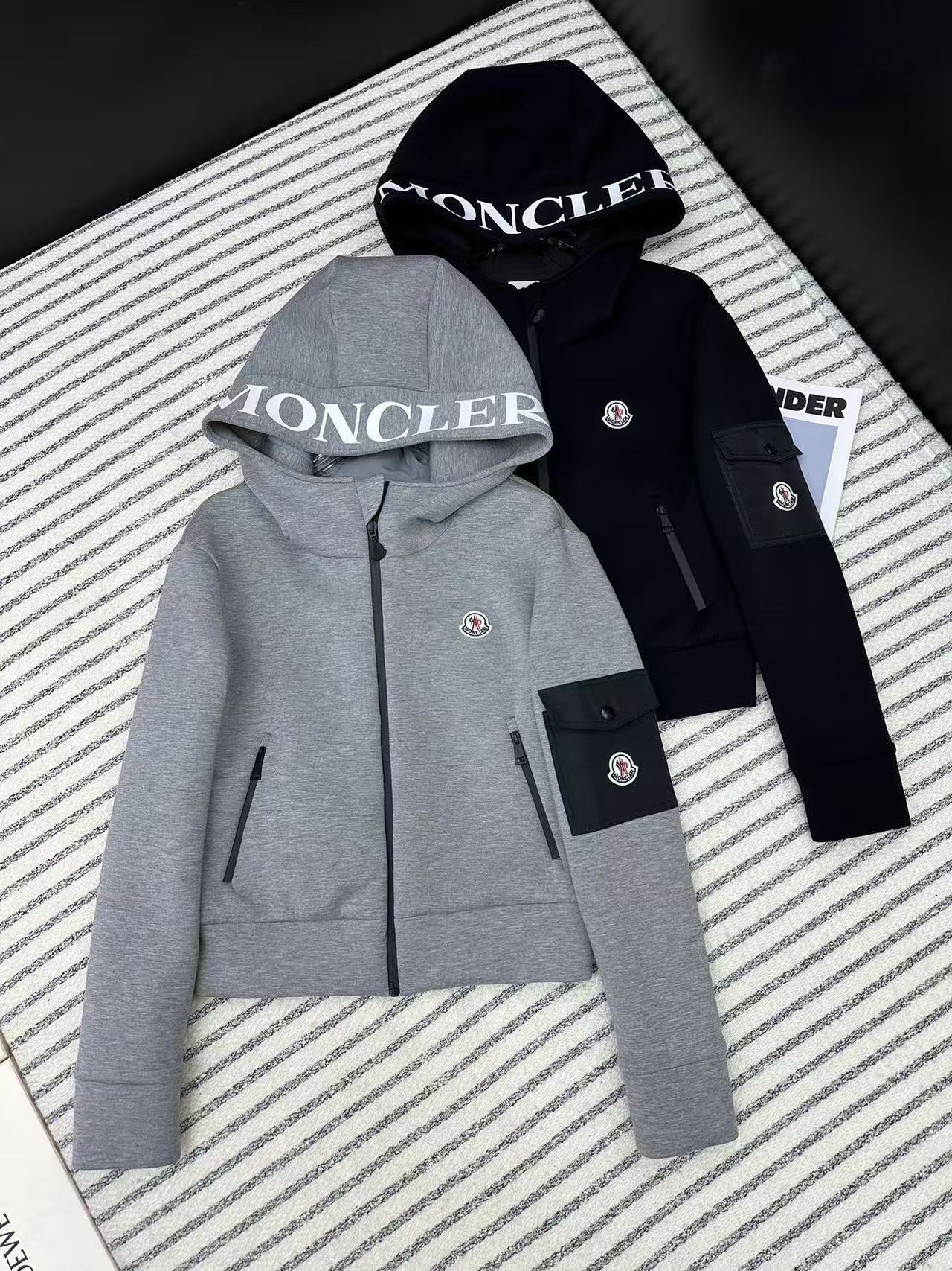 MONCLER フード付きジップアップジャケット【50％割引+送料無料】