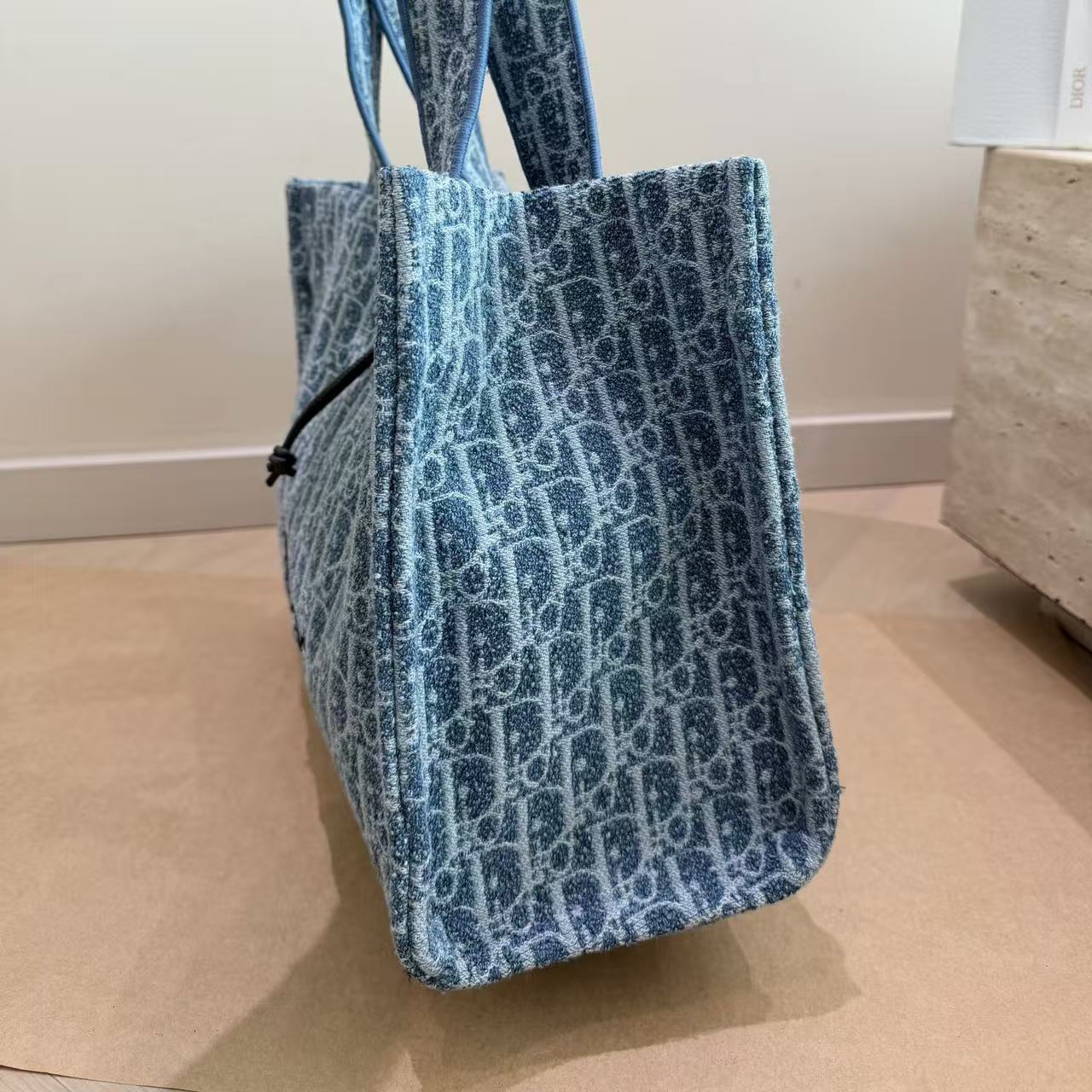 DIOR ジャカードデニム ショッピングバッグ【50％割引+送料無料】