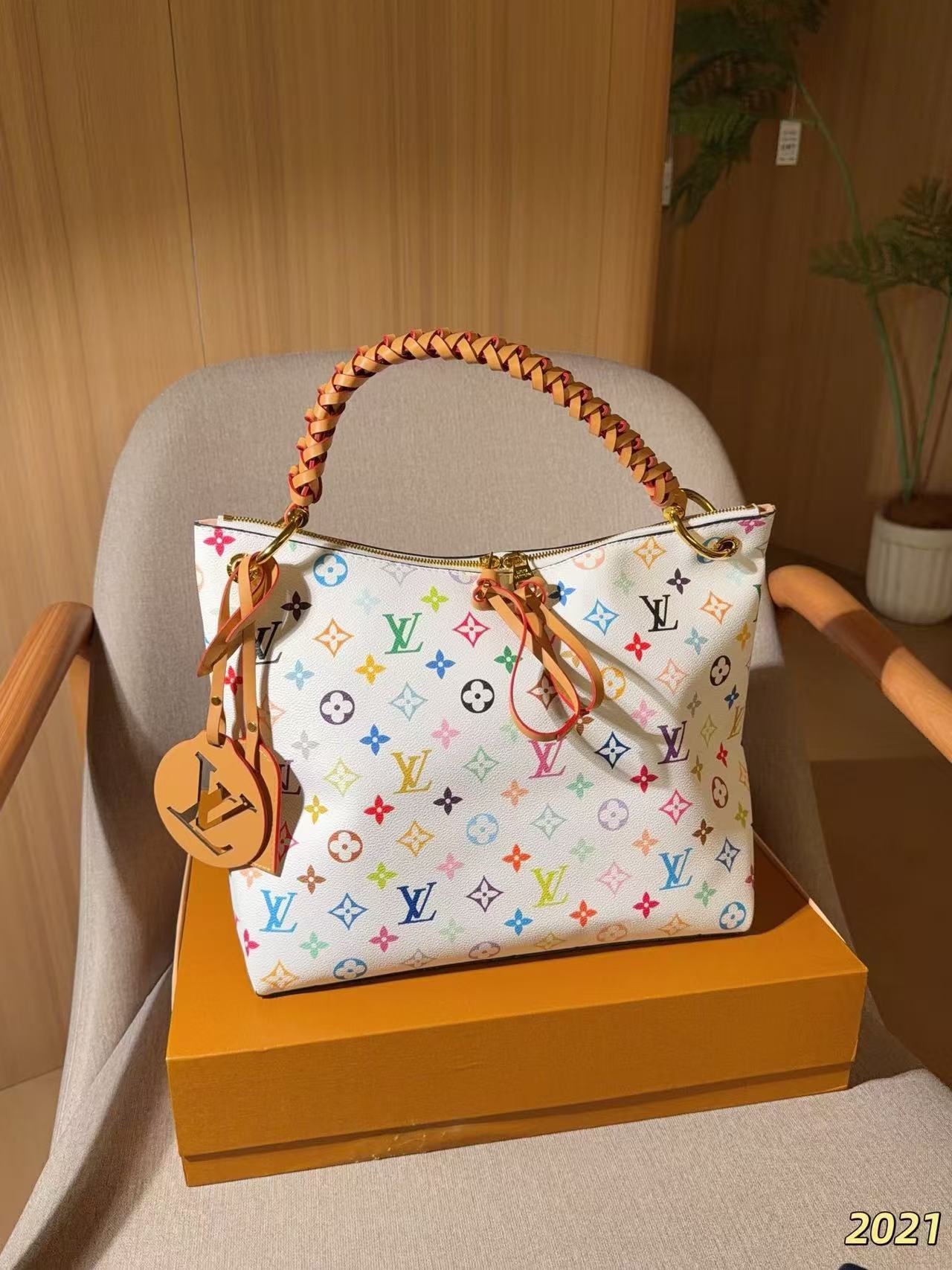 LV カラフルなトートバッグ【50％割引+送料無料】