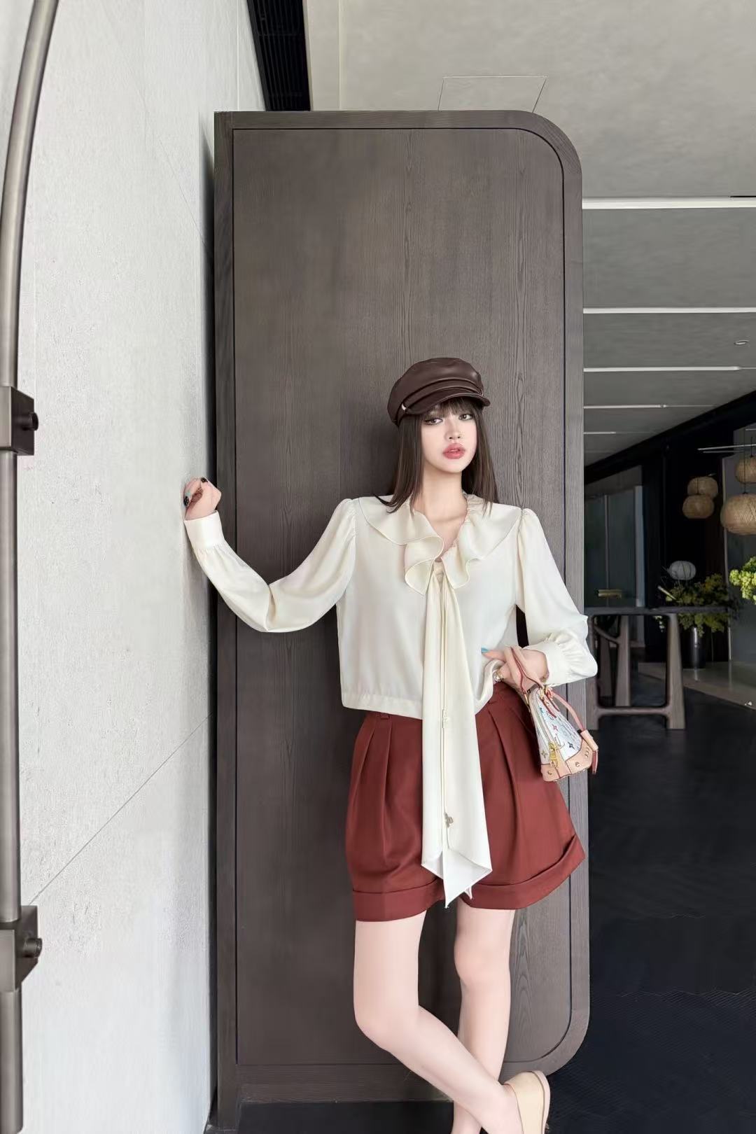 LV ラッフルブラウス【50％割引+送料無料】