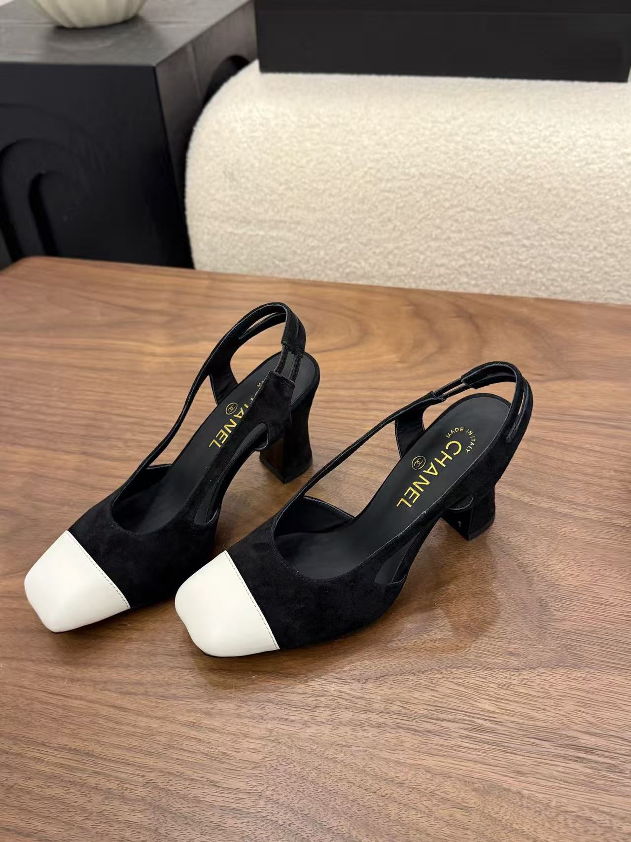 CHANEL 高品質ラムスキン ハイヒール【50％割引+送料無料】