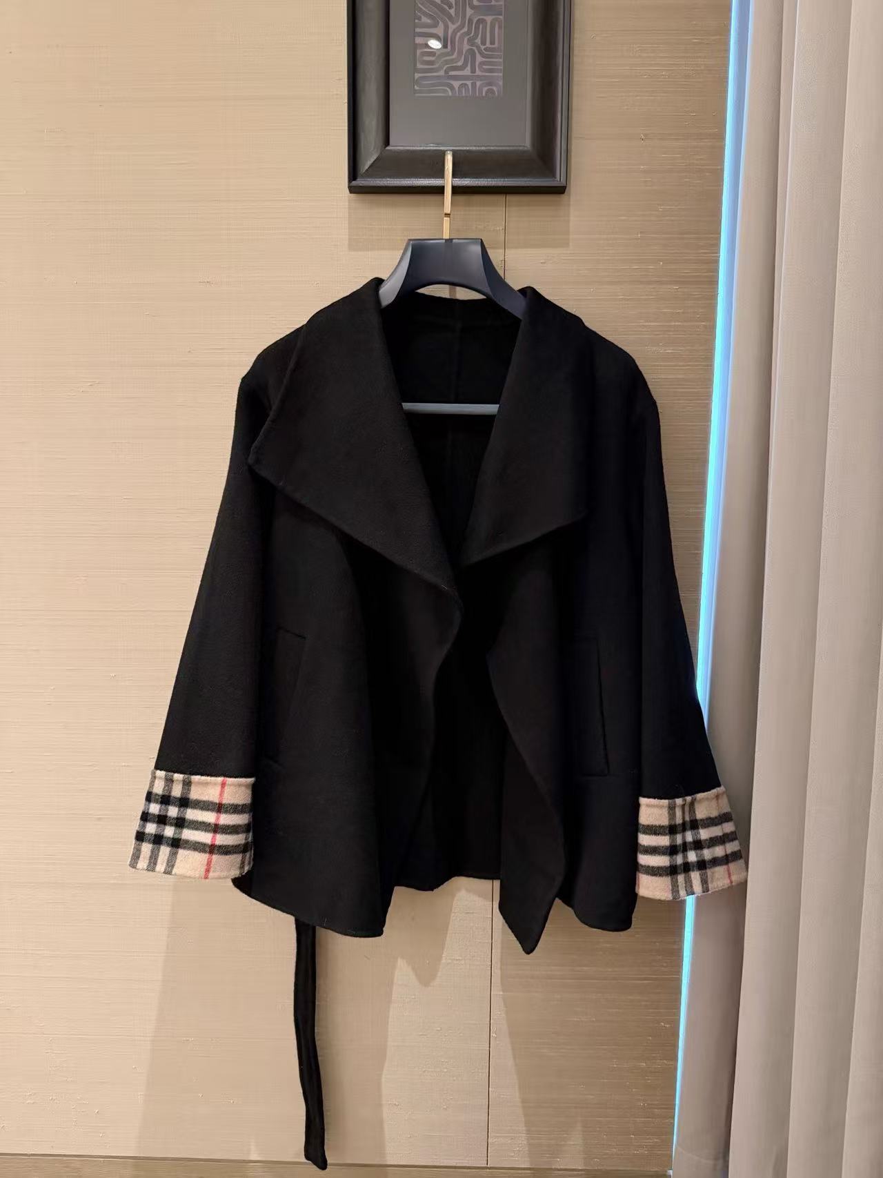 BURBERRY カシミヤ リバーシブルコート【50％割引+送料無料】