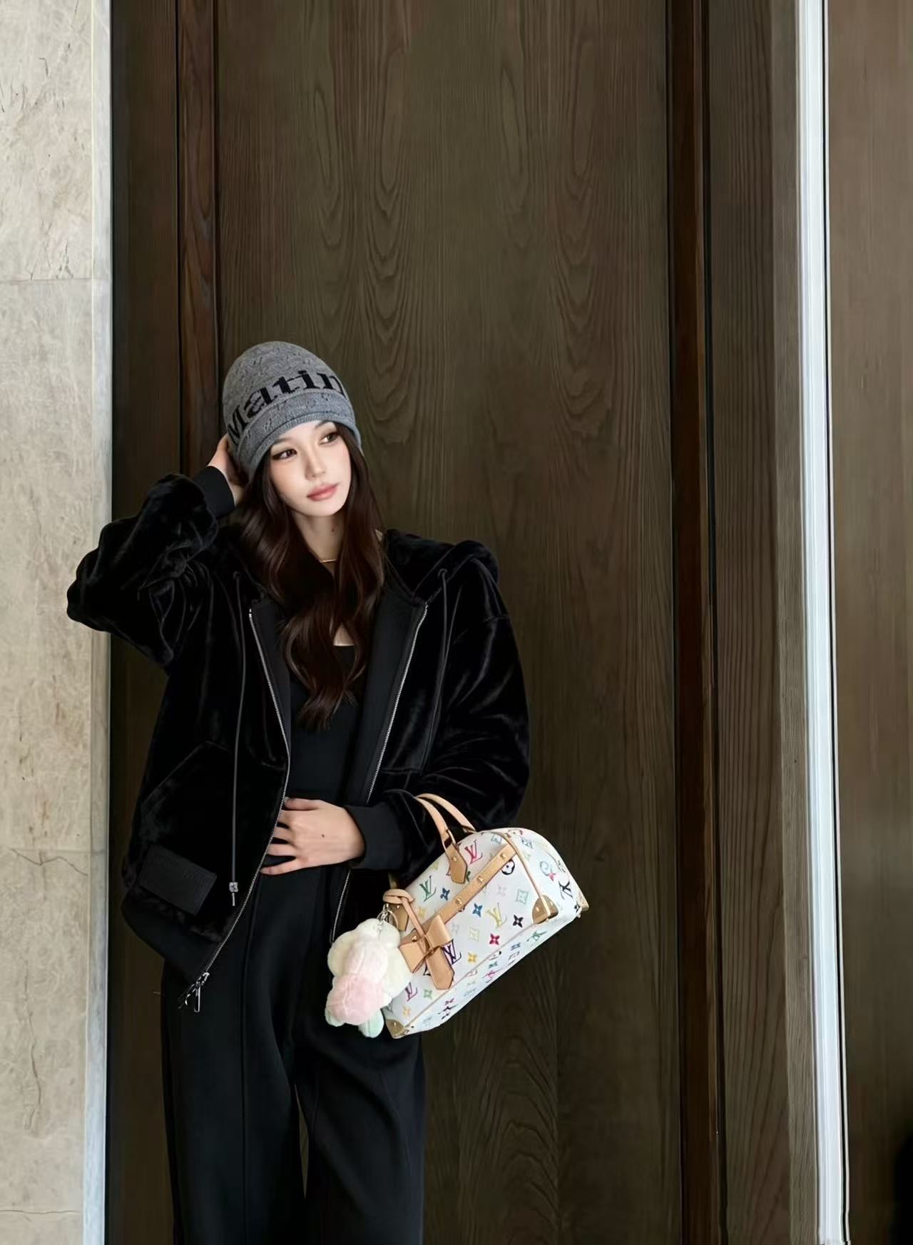 LV フード付きジャケット＆パンツ セットアップ【50％割引+送料無料】