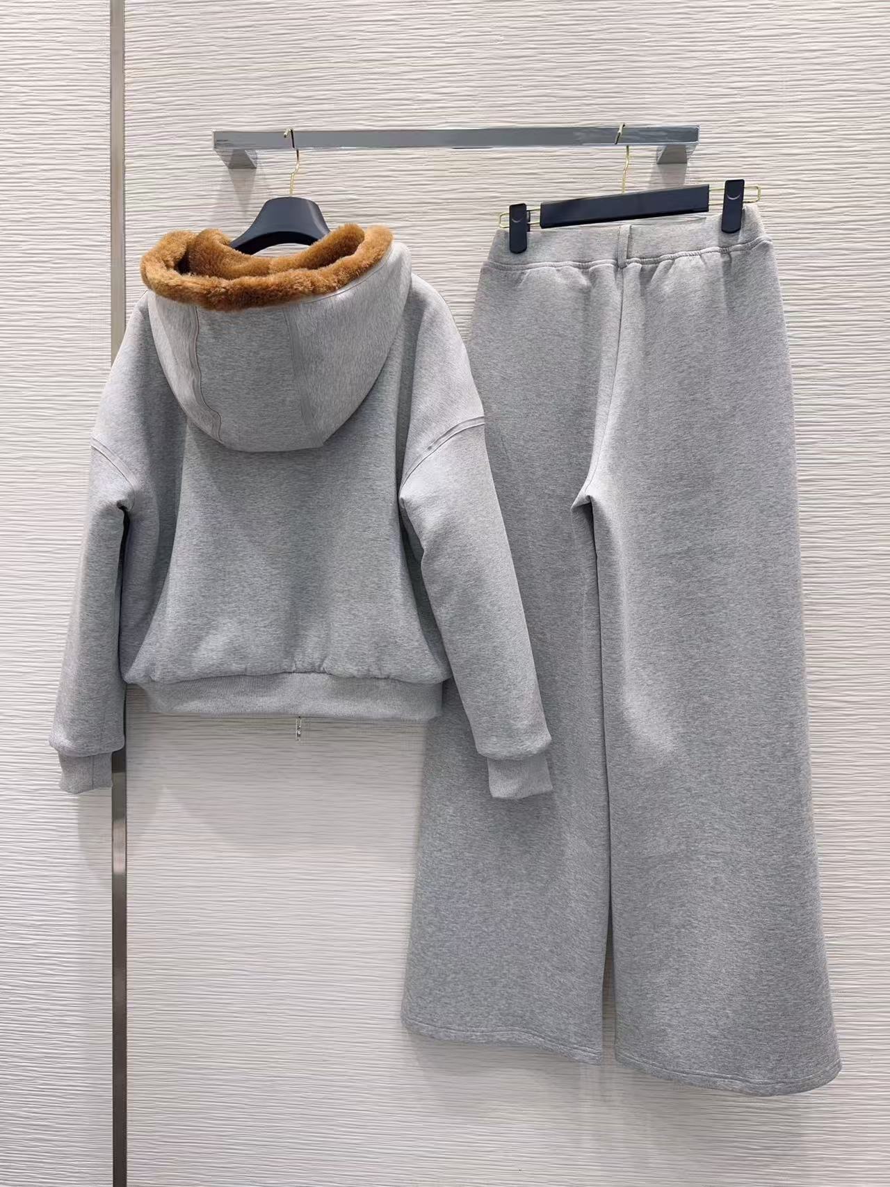 LV フード付きジャケット＆パンツ セットアップ【50％割引+送料無料】