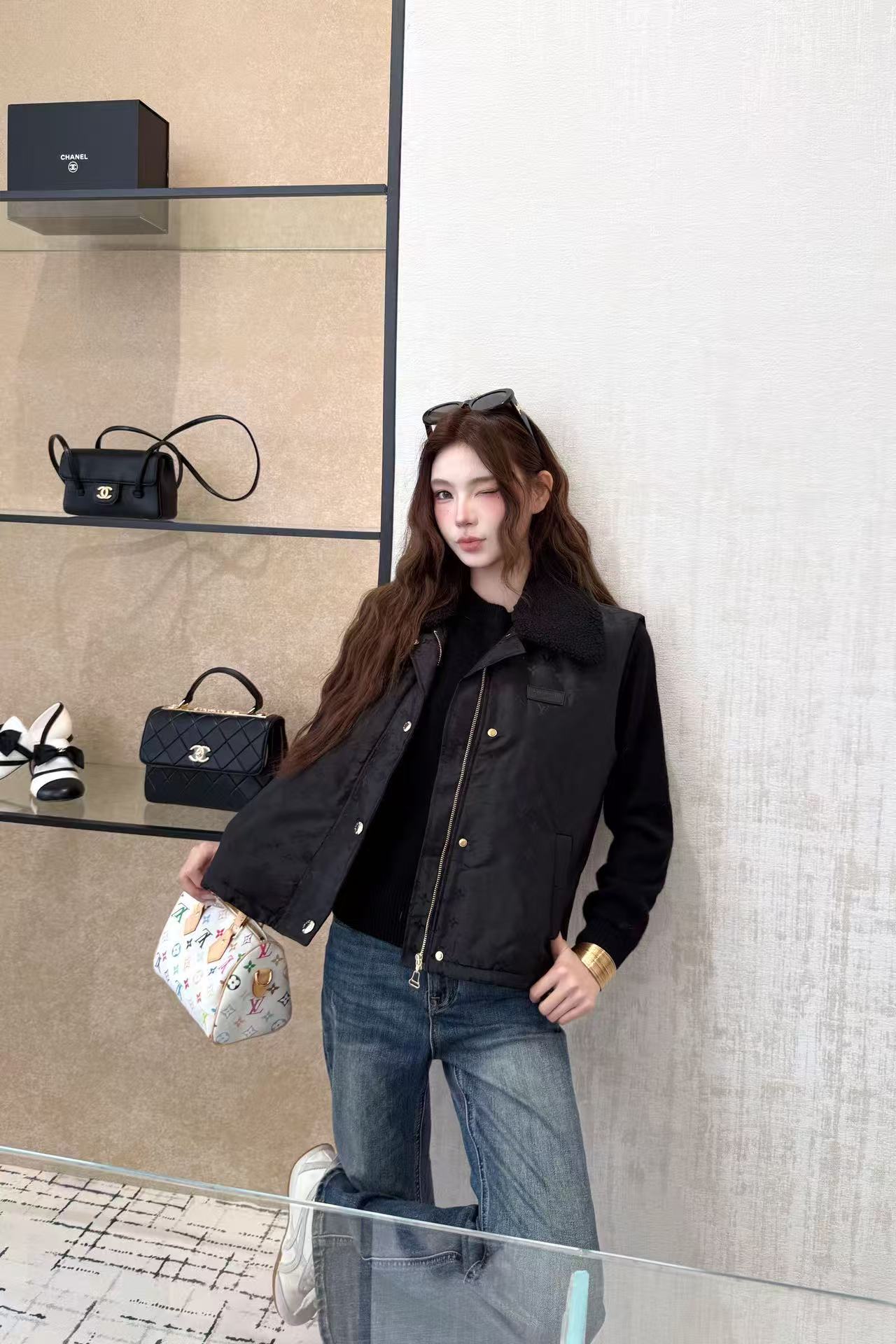 LV 高品質ジャカードベスト【50％割引+送料無料】