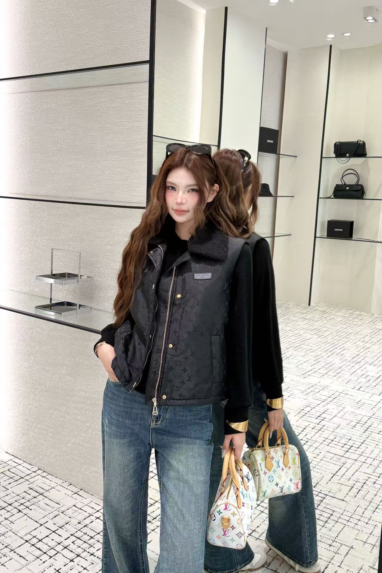 LV 高品質ジャカードベスト【50％割引+送料無料】