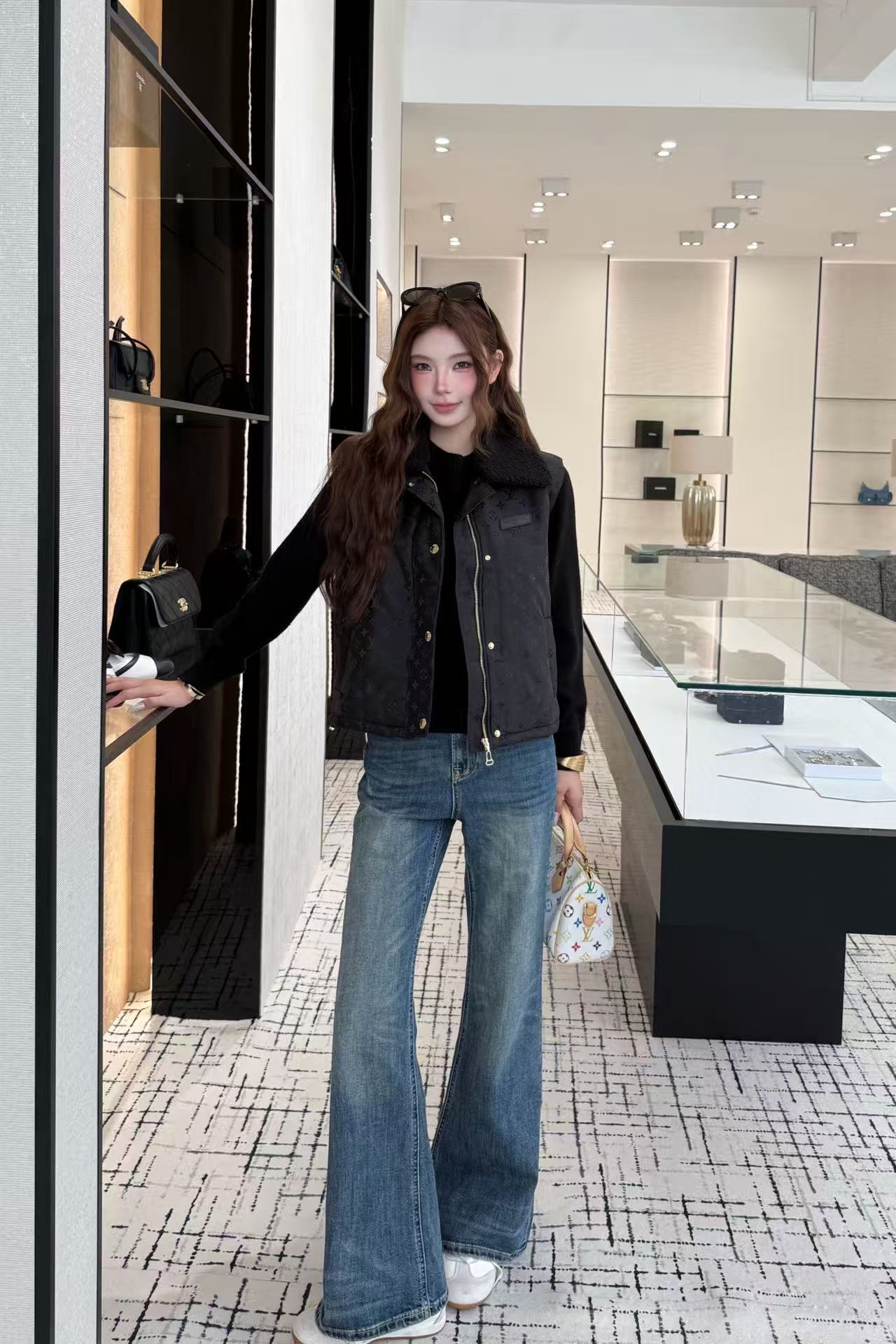 LV 高品質ジャカードベスト【50％割引+送料無料】
