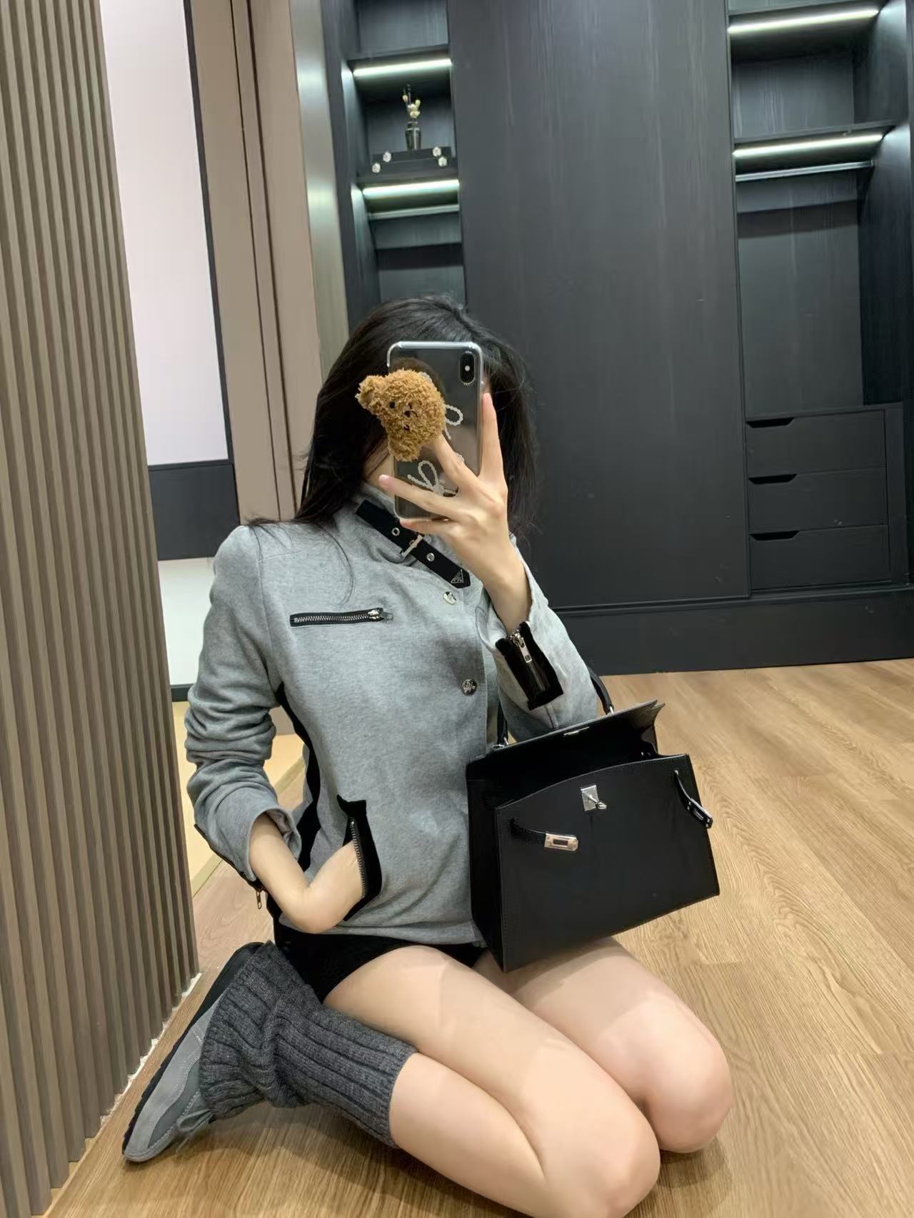 LV ジッパー＆ボタン付きジャケット【50％割引+送料無料】