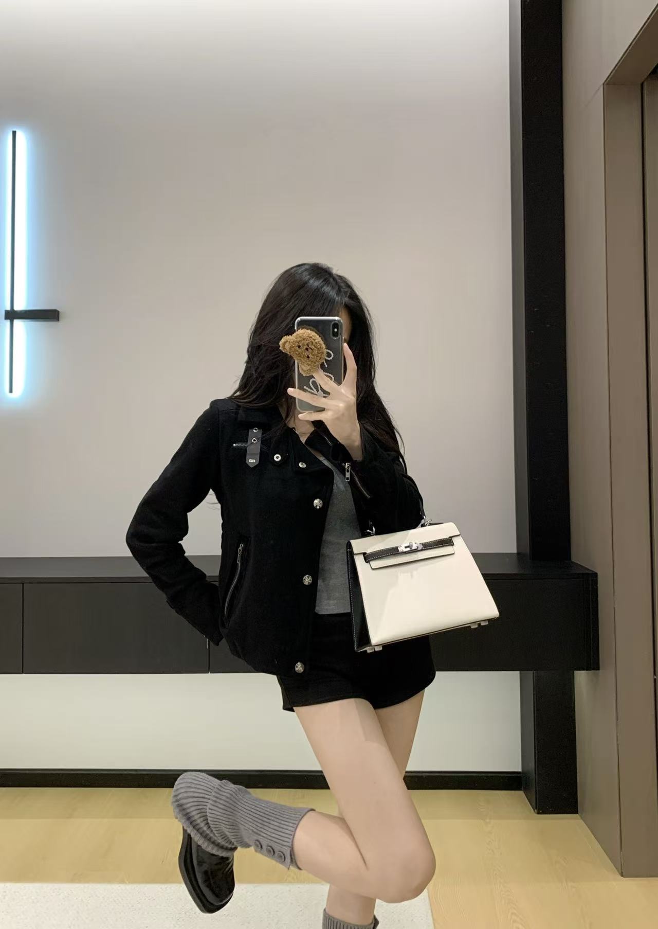 LV ジッパー＆ボタン付きジャケット【50％割引+送料無料】