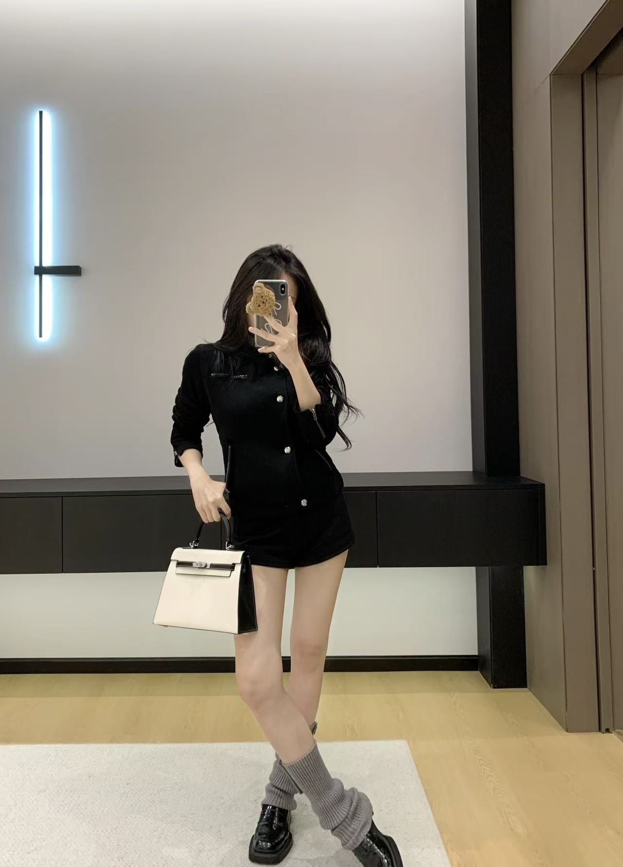 LV ジッパー＆ボタン付きジャケット【50％割引+送料無料】