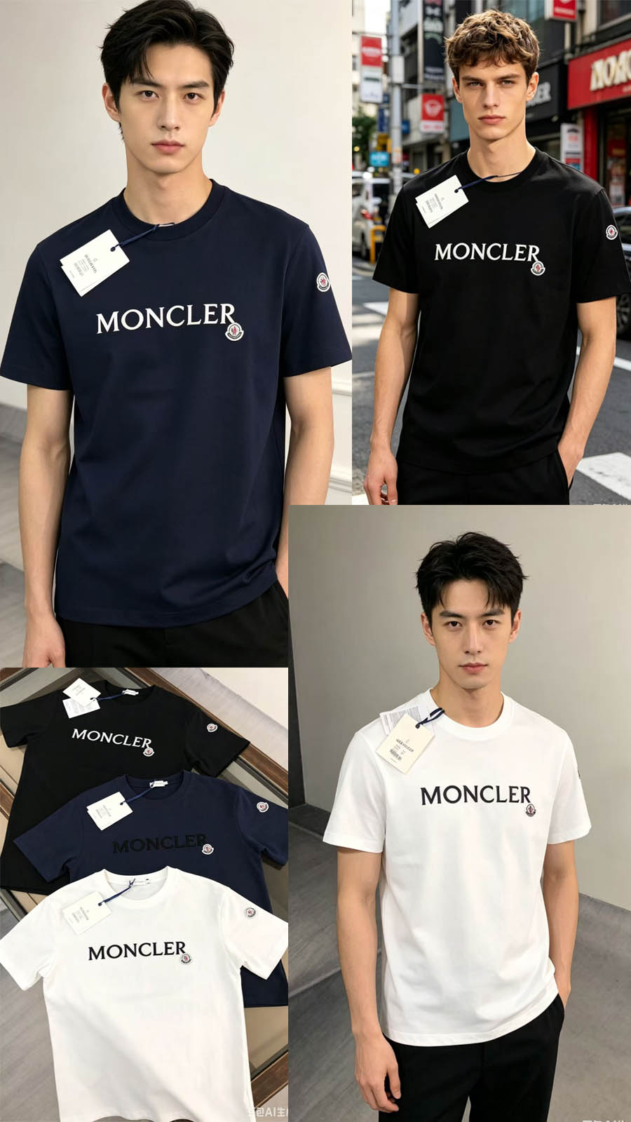 M0NCLER 高品質 T シャツ【 50％割引+送料無料】