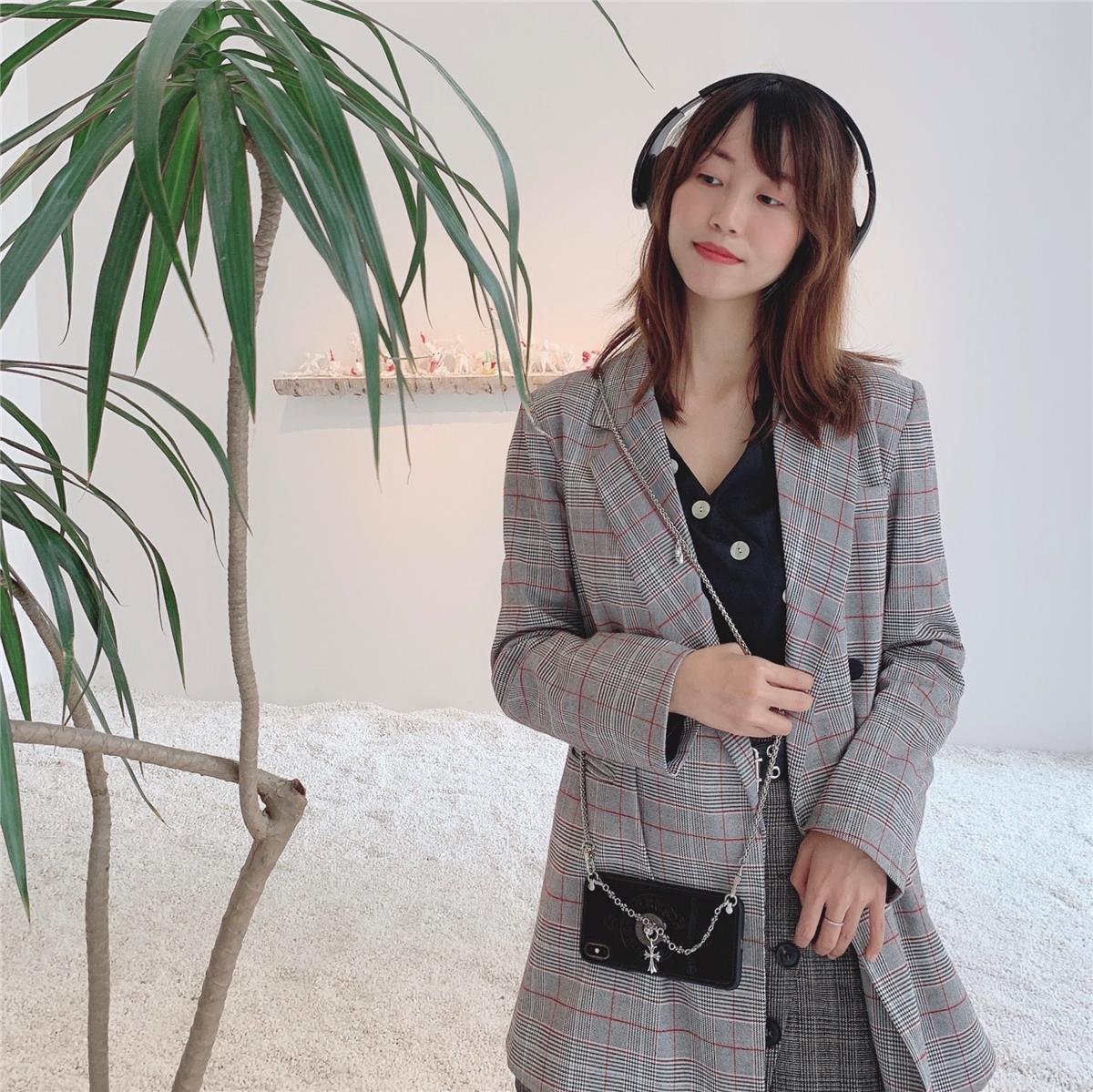 [CHR0ME HEARTS]👄刺繍入り財布電話ケース📱【50%オフ+送料無料】