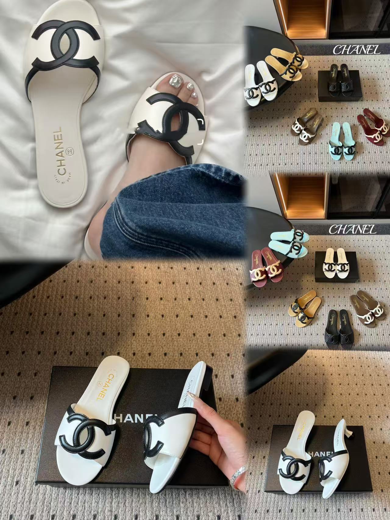 🥿CHANE1-26C フラットサンダル👠