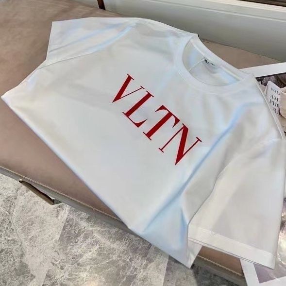 VALENT1NO ラウンドネック半袖Tシャツ【 50％割引+送料無料】