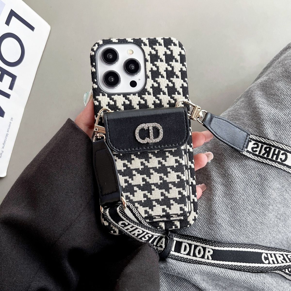 [DI0R]👄カードケース 携帯電話ケース📱【50%オフ+送料無料】