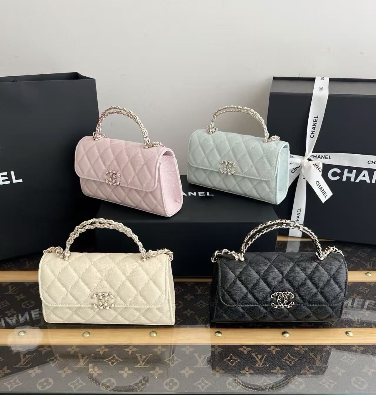 CHANE1 kellyチェーンハンドル・ハンドバッグ【50％割引+送料無料】
