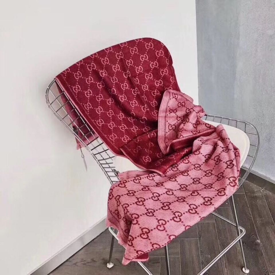 [GUCC1]🧣フリンジ付きリバーシブルスカーフ🧣【50％割引+送料無料】