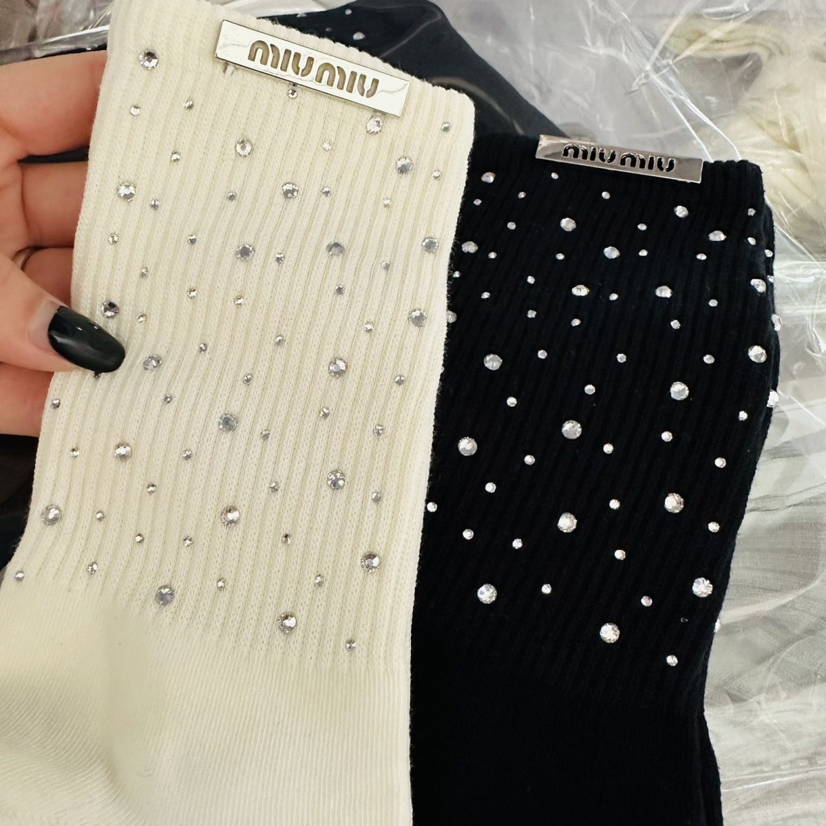 🧦🧦[MlUMlU]ダイヤモンドソックス【50％割引+送料無料】🧦🧦