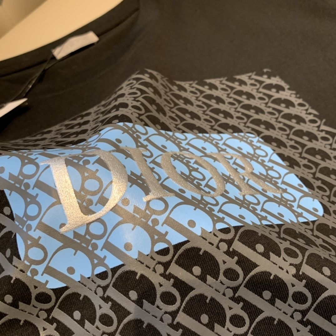 DI0R プリントラウンドネック半袖【 50％割引+送料無料】