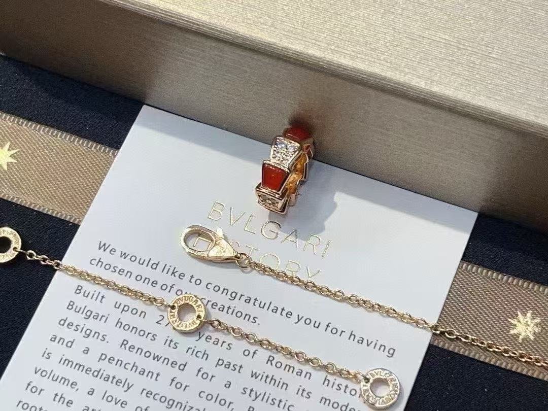 BVLGAR1 スネークボーン ダイヤモンドネックレス【50％割引+送料無料】