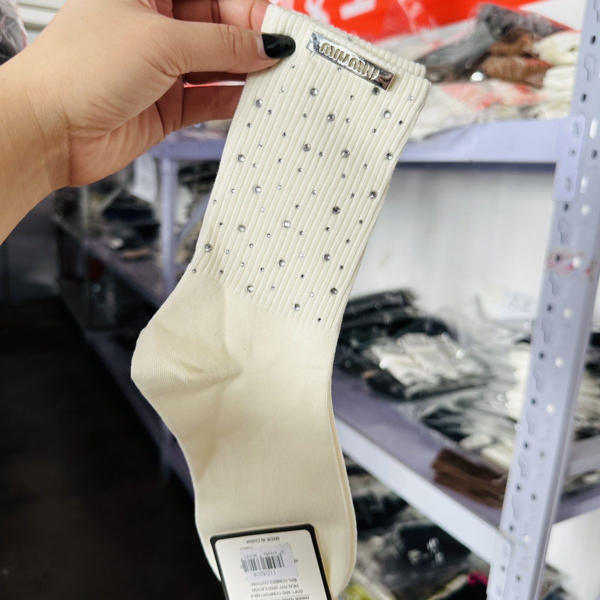 🧦🧦[MlUMlU]ダイヤモンドソックス【50％割引+送料無料】🧦🧦