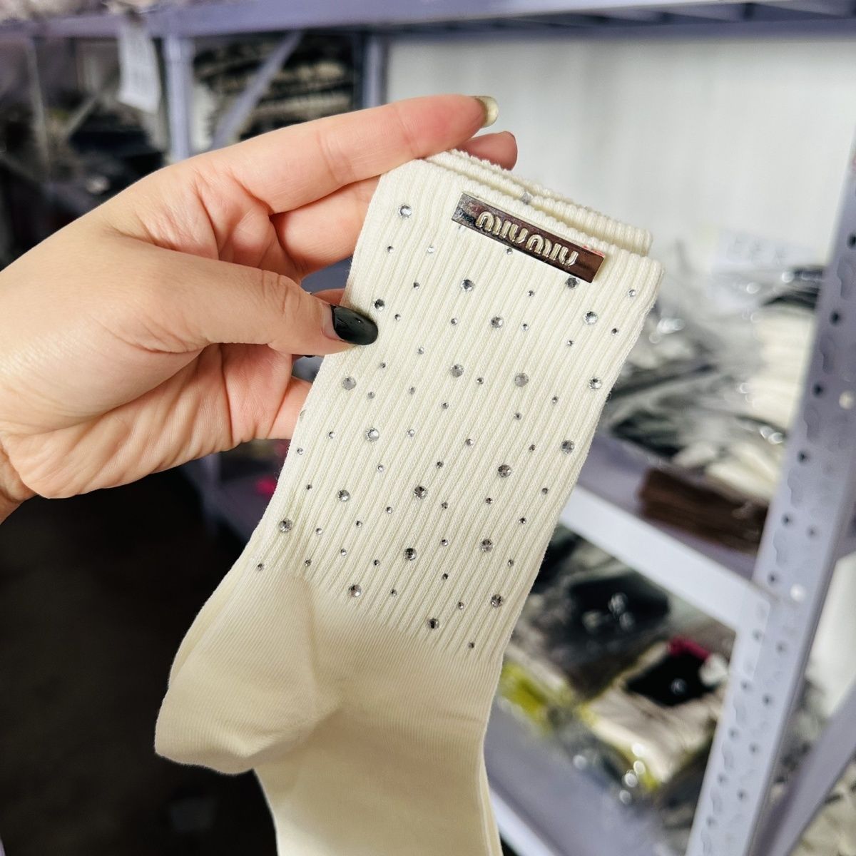 🧦🧦[MlUMlU]ダイヤモンドソックス【50％割引+送料無料】🧦🧦