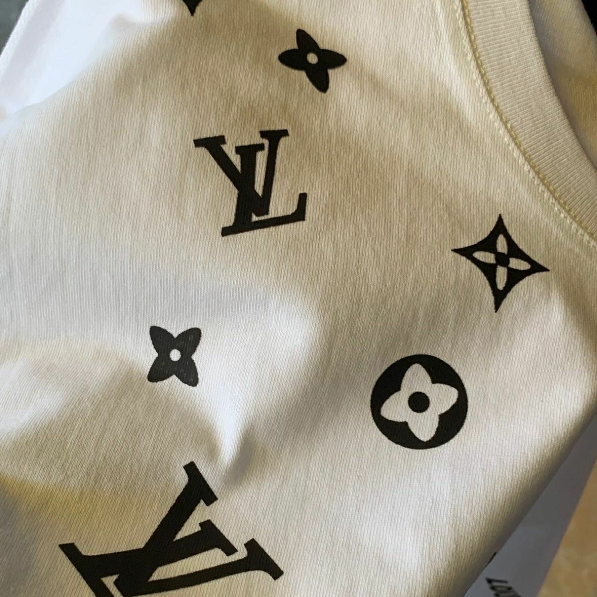 LV プリントレター半袖【 50％割引+送料無料】