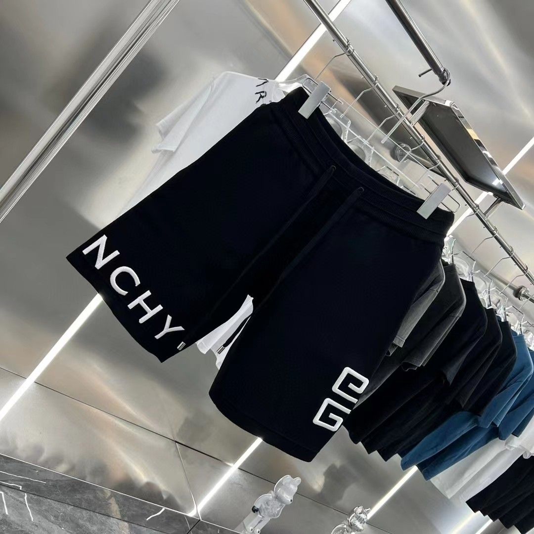 G1VENCHY レター刺繍ショーツ【 50％割引+送料無料】