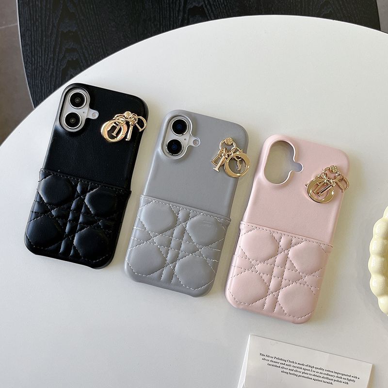 📱Di0r レザースマホケース💎