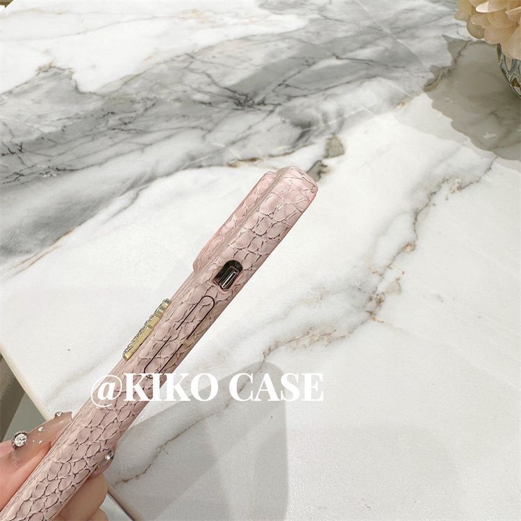 📱【MlUMlU】ダイヤモンド付きスネークパターン電話ケース📱【50％割引+送料無料】