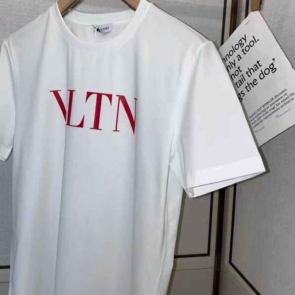 VALENT1NO ラウンドネック半袖Tシャツ【 50％割引+送料無料】