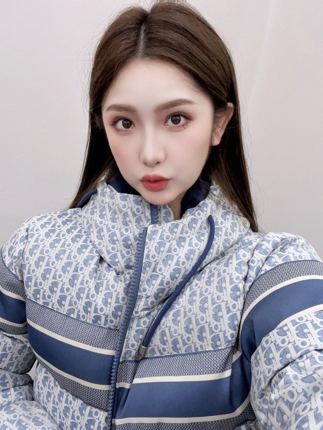 DIOR フード付きジャカードダウンジャケット【50％割引+送料無料】