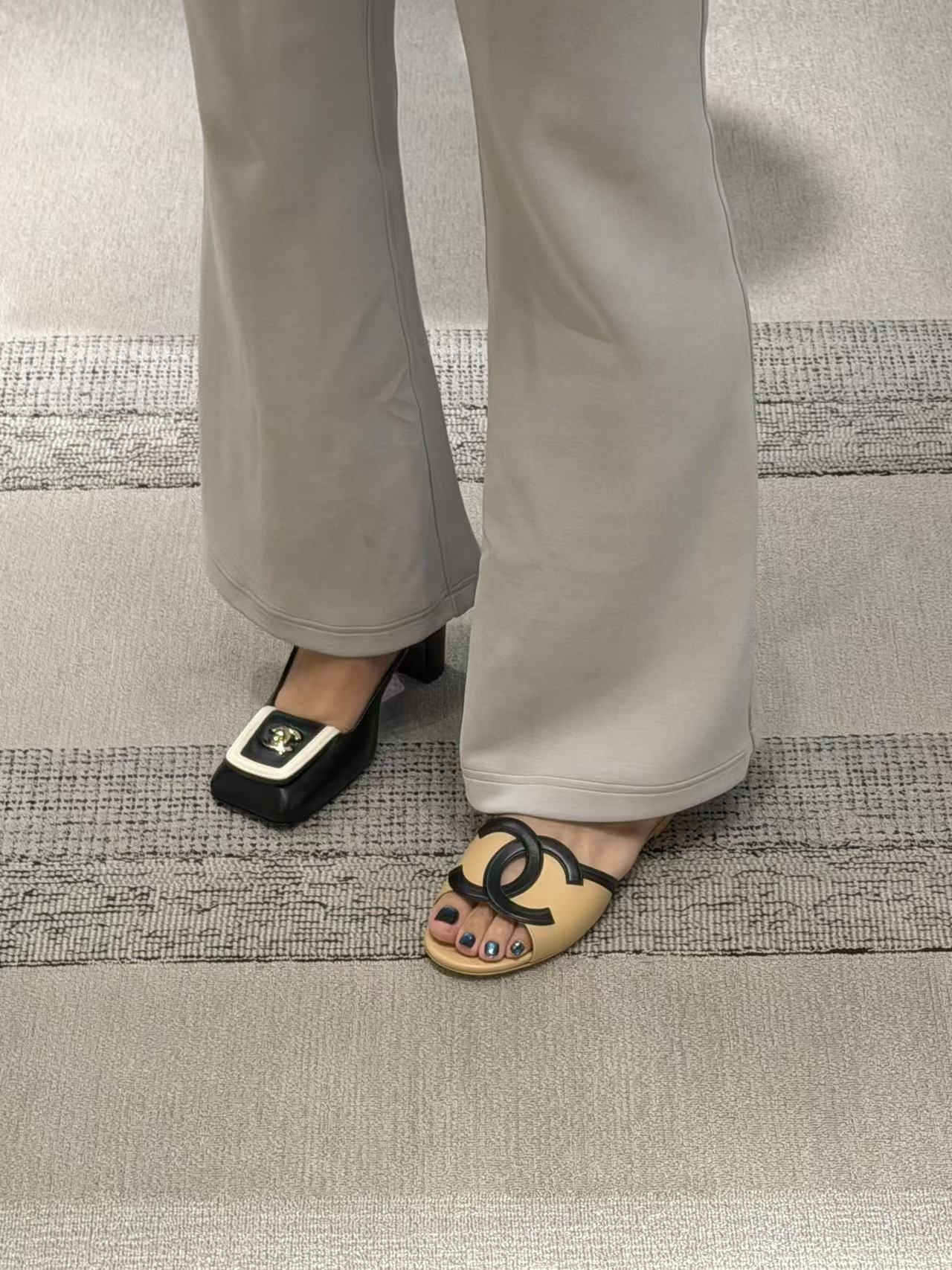 🥿CHANE1-26C フラットサンダル👠