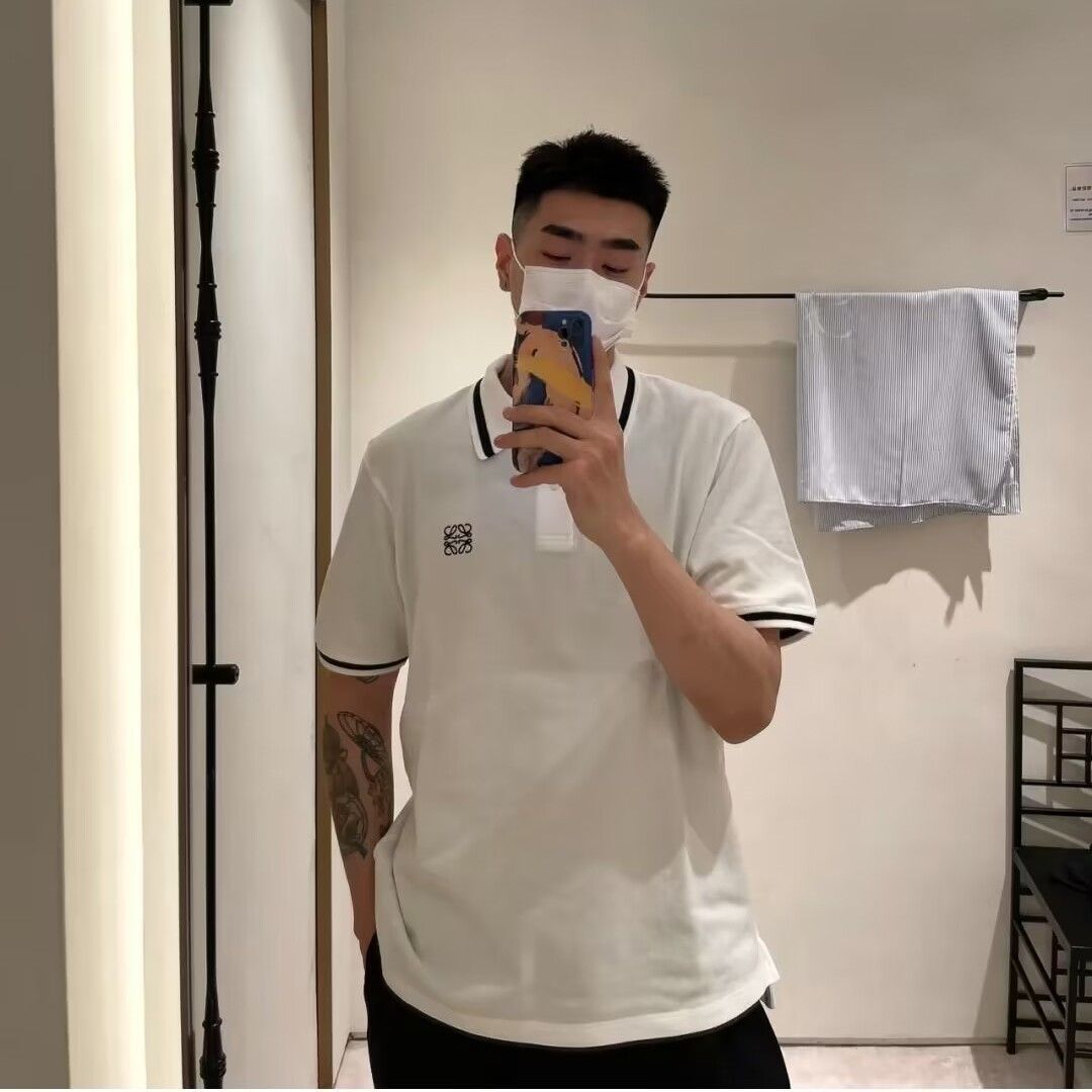 L0EWE 胸刺繍ポロTシャツ【 50％割引+送料無料】