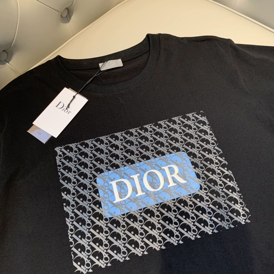 DI0R プリントラウンドネック半袖【 50％割引+送料無料】