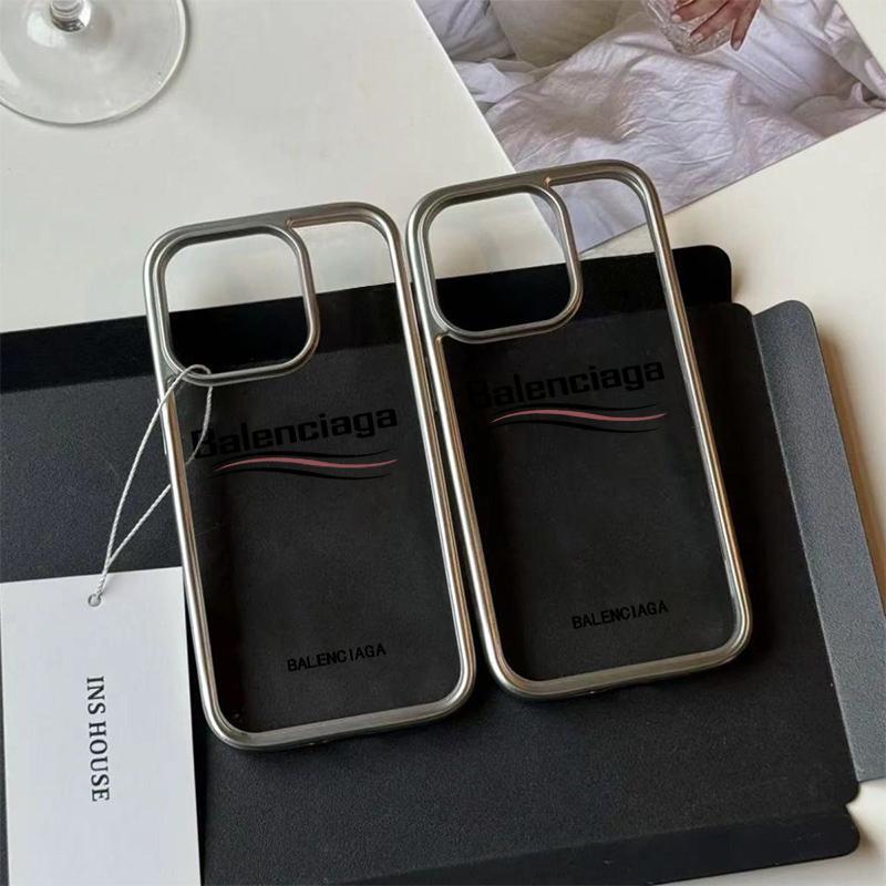 BALENC1AGA新しい透明エッジ携帯電話ケース📱【50％割引+送料無料】