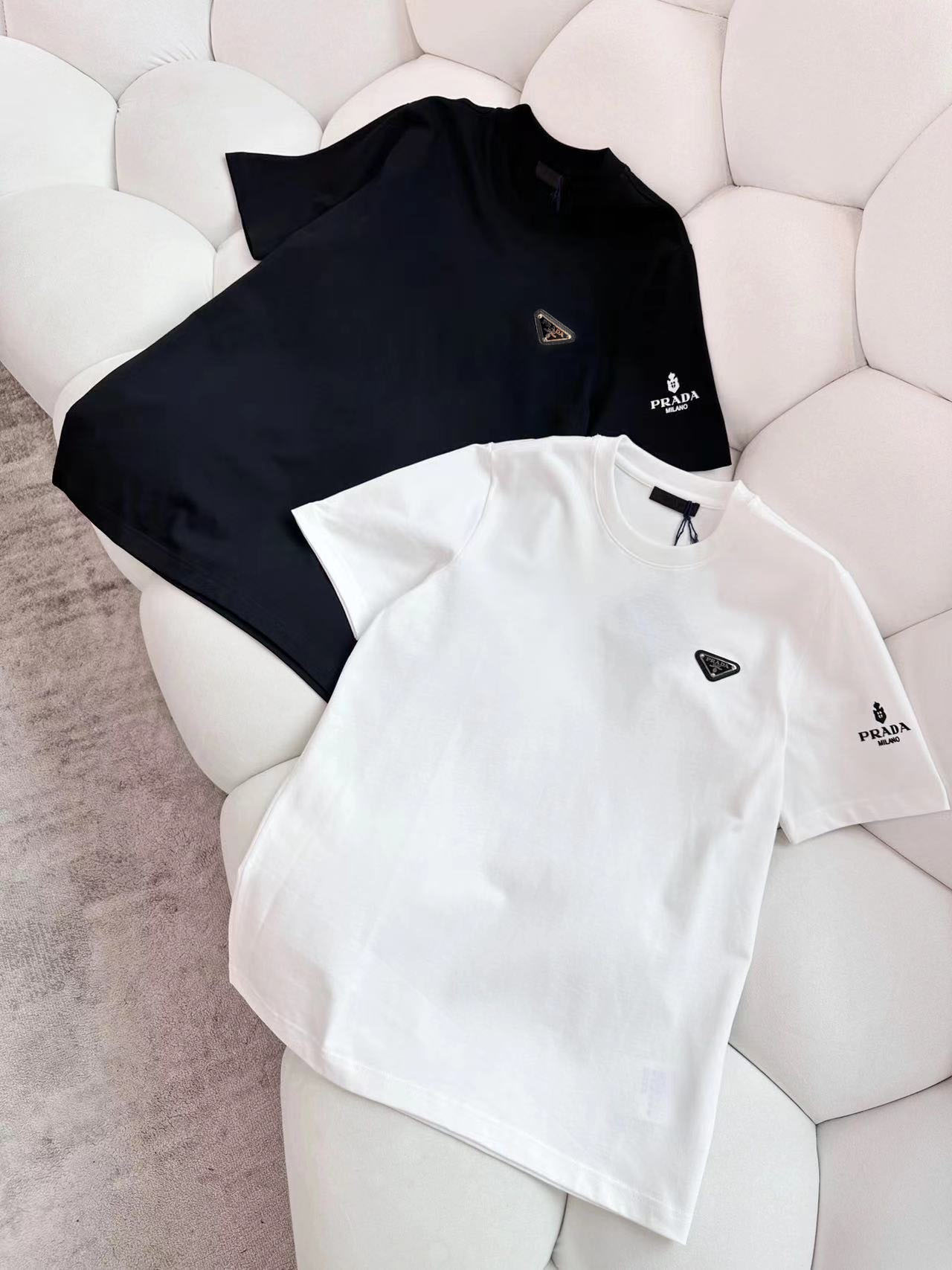 PR4DA  トライアングルロゴ クルーネック Tシャツ【 50％割引+送料無料】