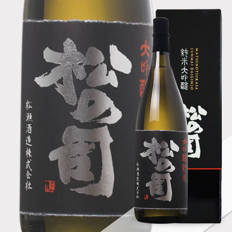 Matsunotsukasa Junmai Ginjo (Black, 1.8L)