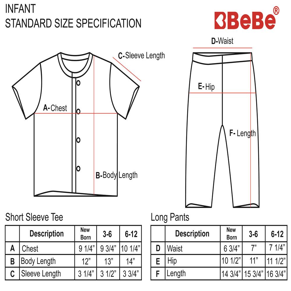 Bebe Front Opening Short Sleeve Tee with Long Pants (CBN23S075-G) - Blue