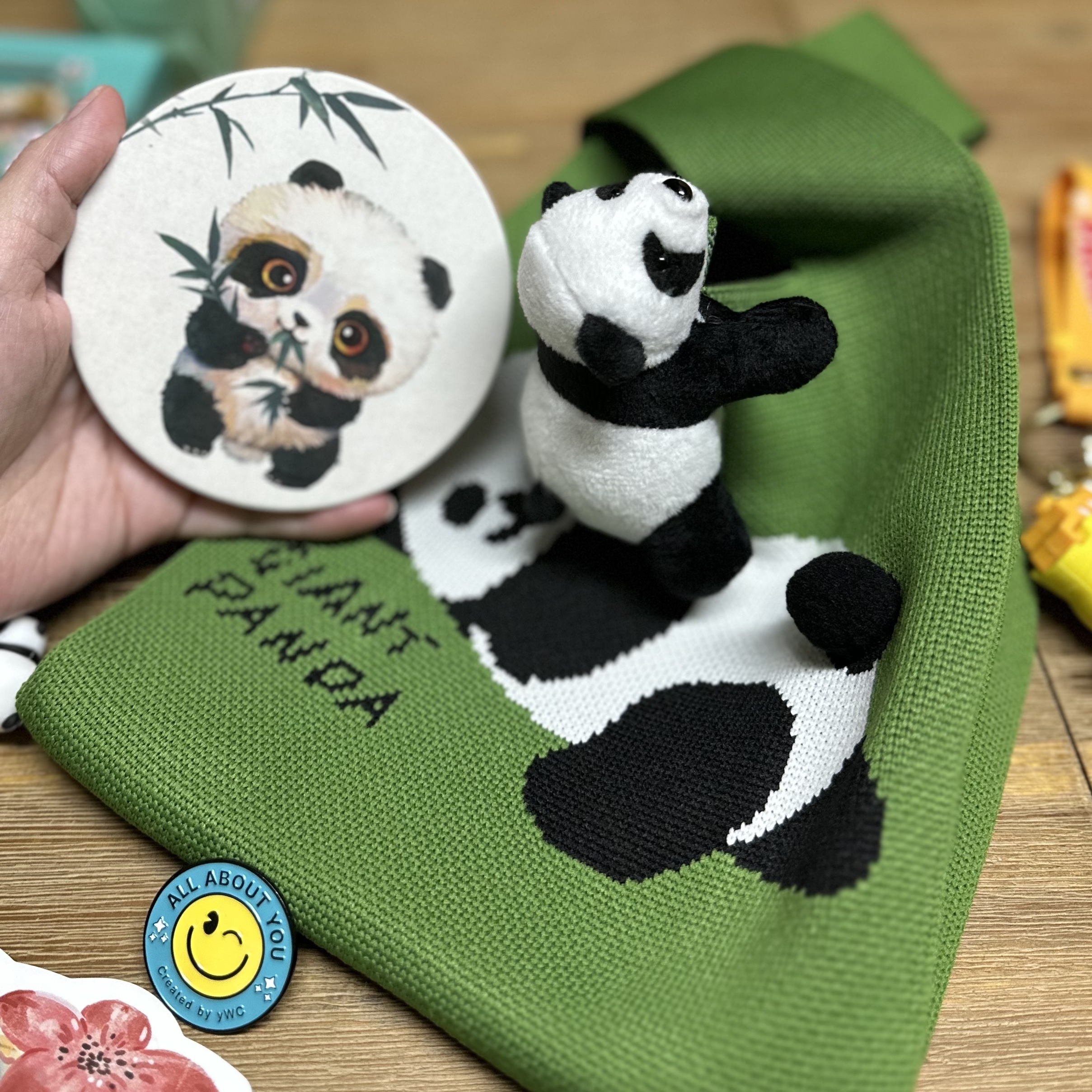 Panda Knitted Bag Collection