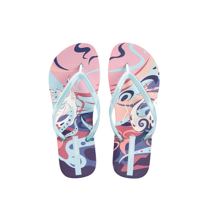 Women Flip-Flops Hotmarzz Graphic Series Sandal Jepit Wanita