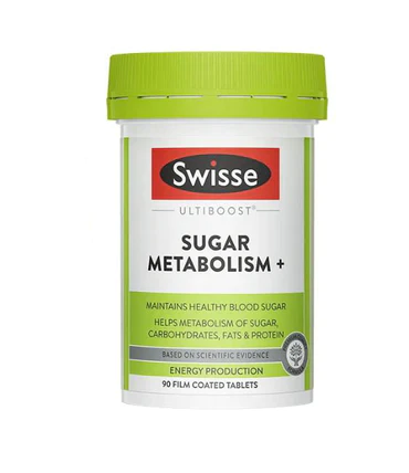 Swisse Ultiboost Sugar Metabolism+ 90 Tablets
