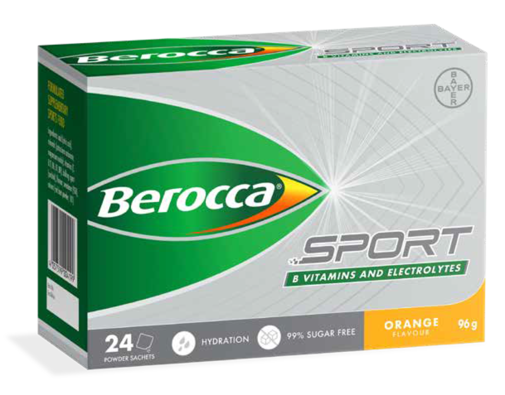 Berocca Sport Orange Powder Sachets 24 packs