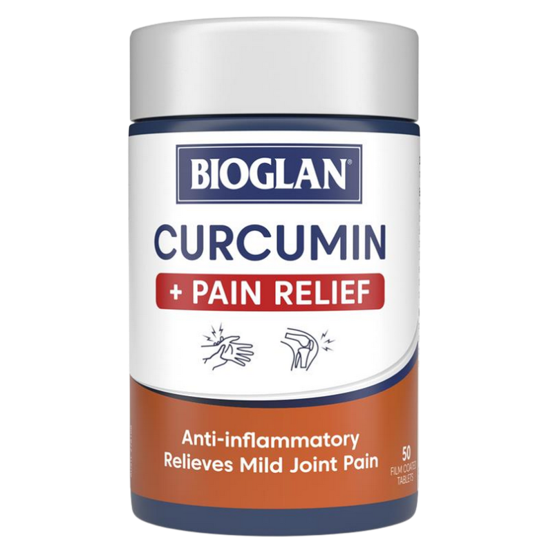 Bioglan Curcumin Plus +Pain Relief 600mg 50s