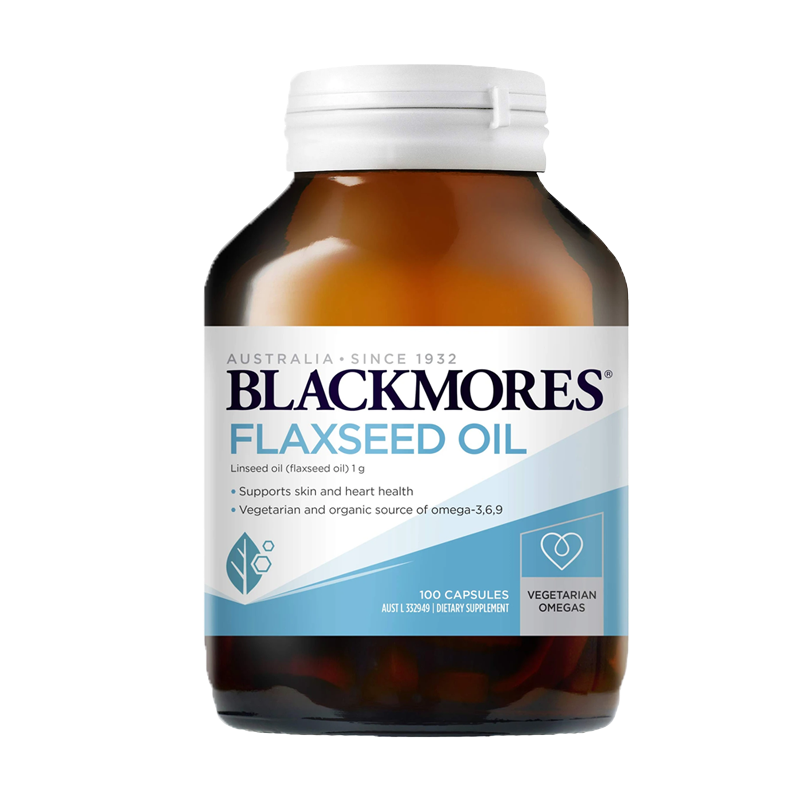 Blackmores Flaxseed Oil Caps 1000mg (100 Capsules)