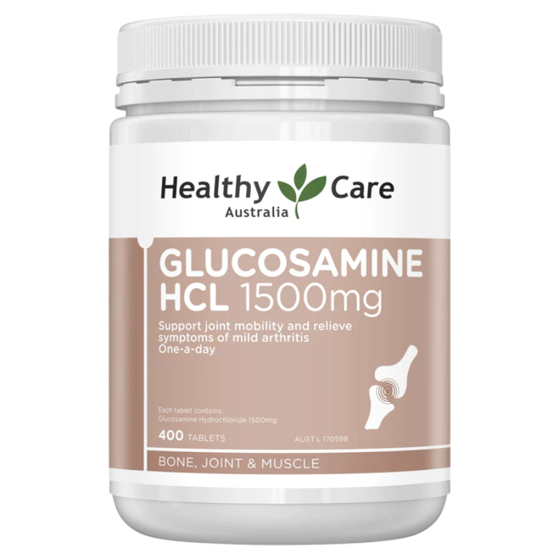 Healthy Care Glucosamine HCL 1500mg 400 Capsules