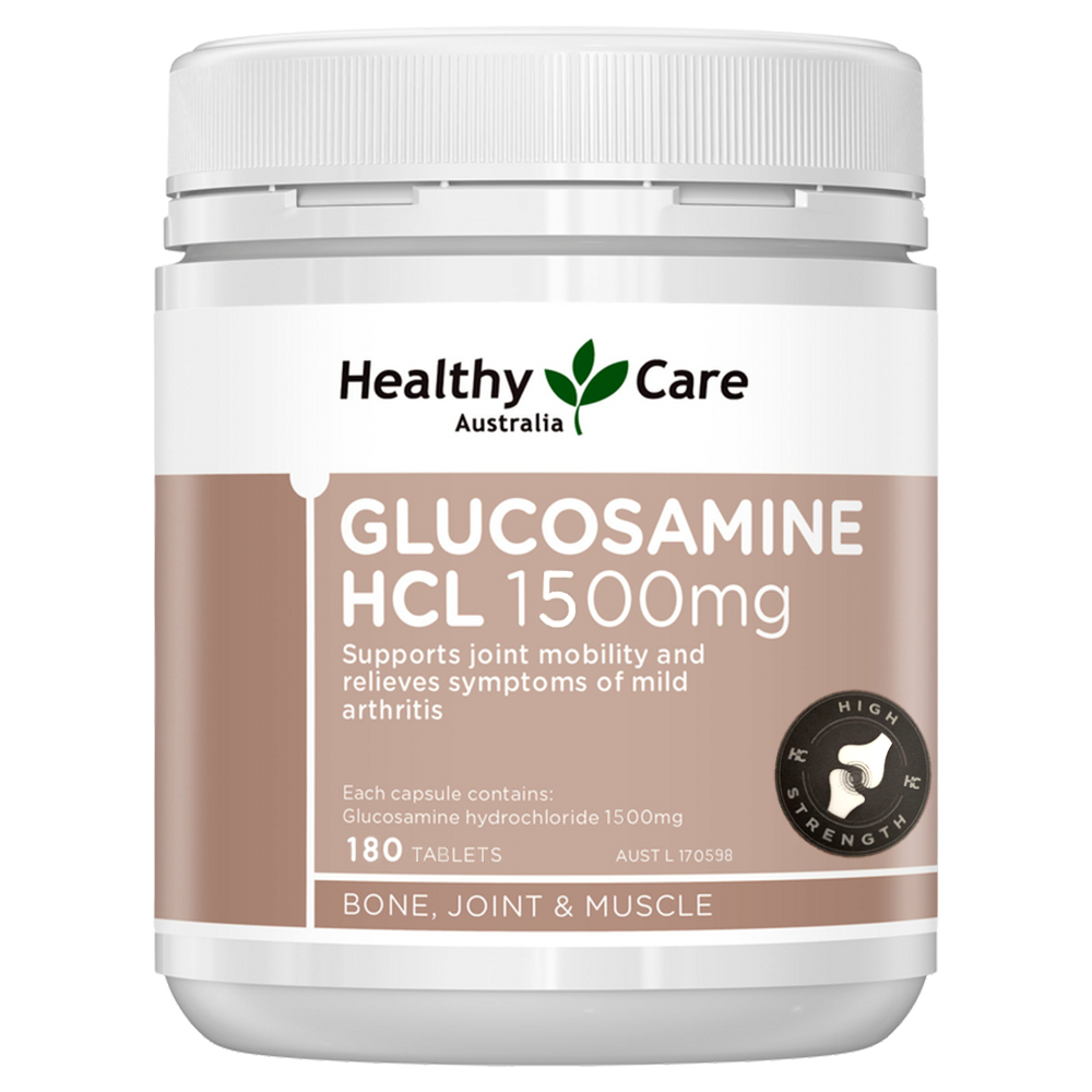 Healthy Care Glucosamine HCL 1500mg 180 Tablets